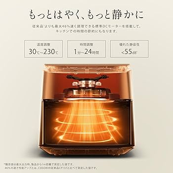 Amazon.co.jp: COSORI ノンフライヤー 6L大容量 家庭用 エア